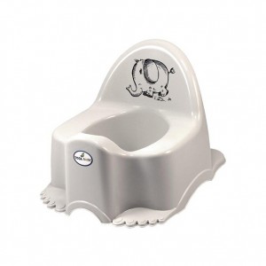 Podiņš muzikālais ECO ELEPHANT grey Tega Baby PO-057-162